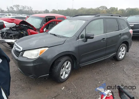 2014 Subaru Forester 2.5I Touring z USA, uszkodzony, nr VIN JF2SJAPC9EH490198